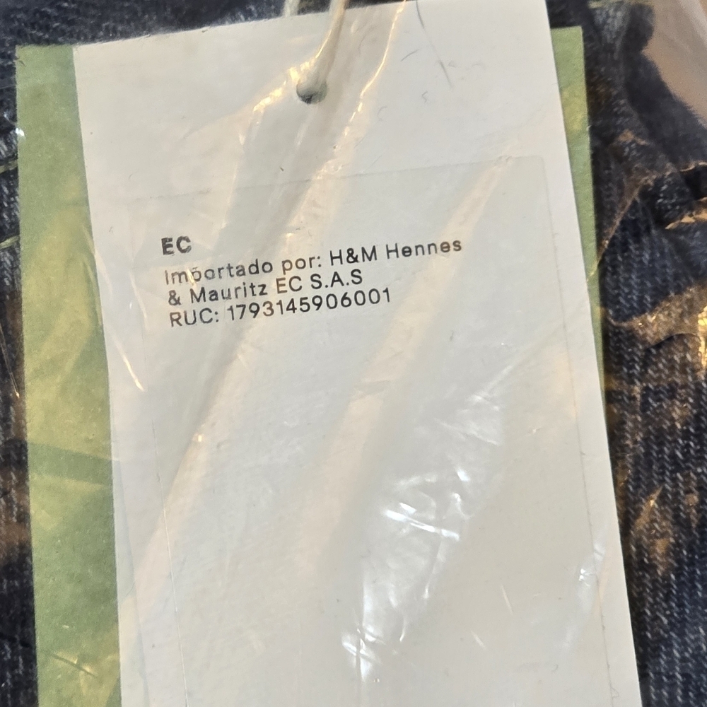 NWT Mens H&M Loose Ample Denim Jeans 44 x 32 - Picture 4 of 5